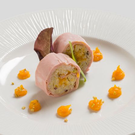 Mortadella sushi